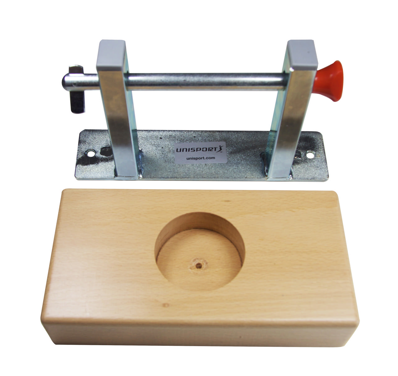 Volleybollstolpsställ, singel/enkel