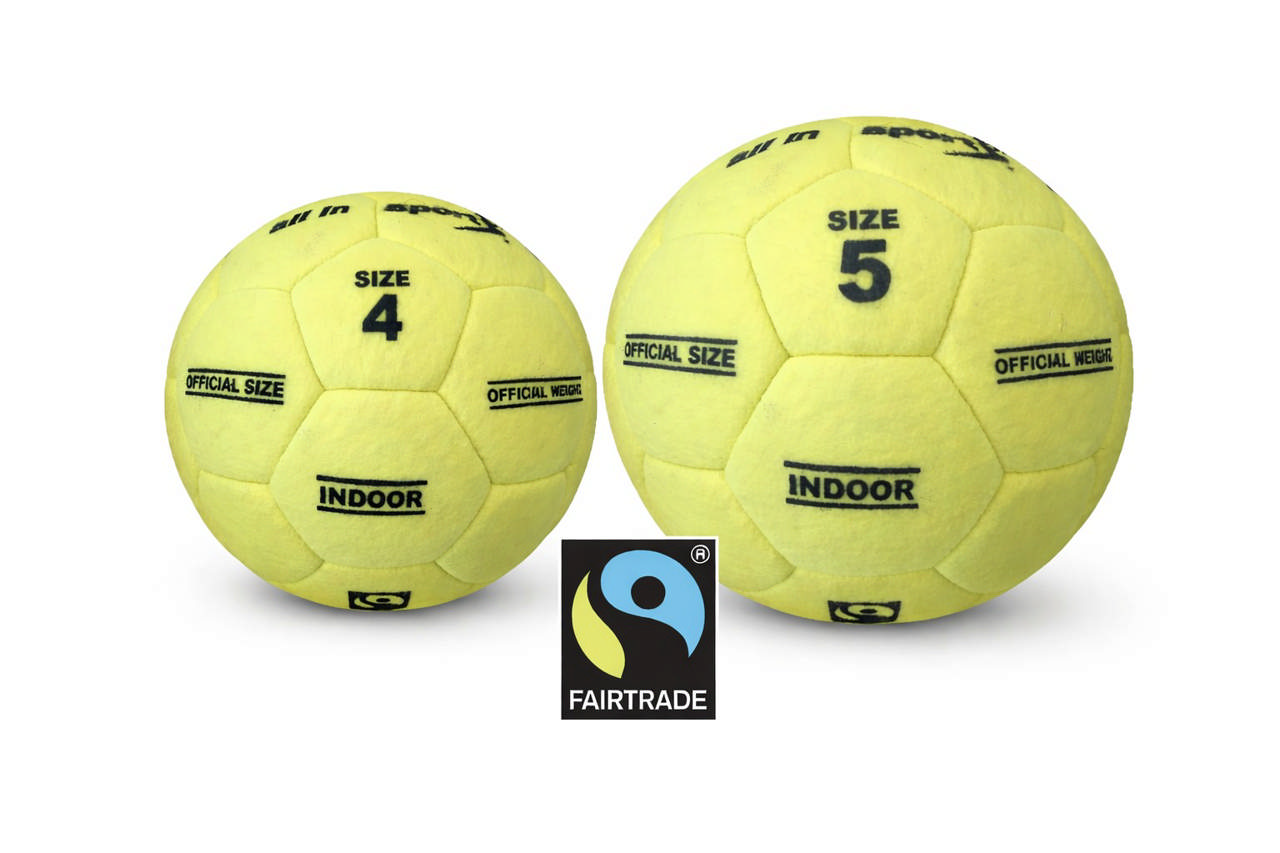 Sisäjalkapallo All in sport, huopa, Reilun kaupan pallo