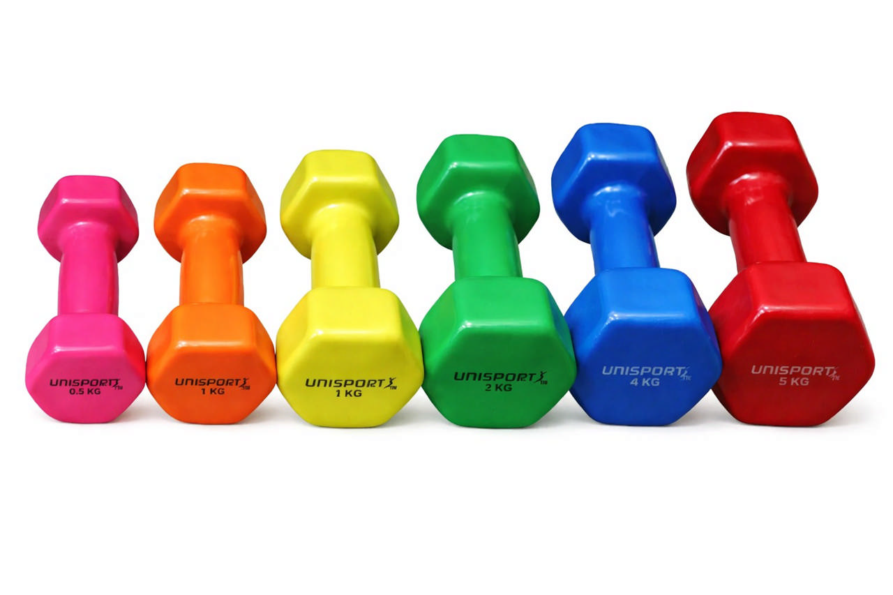 Käsipaino Unisport, vinyyli 