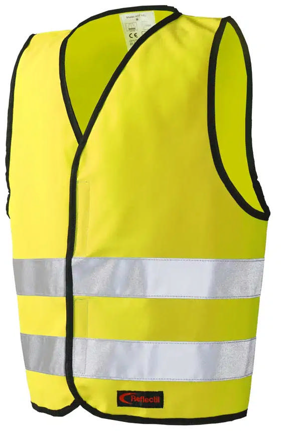 Reflexväst med kardborrknäppning