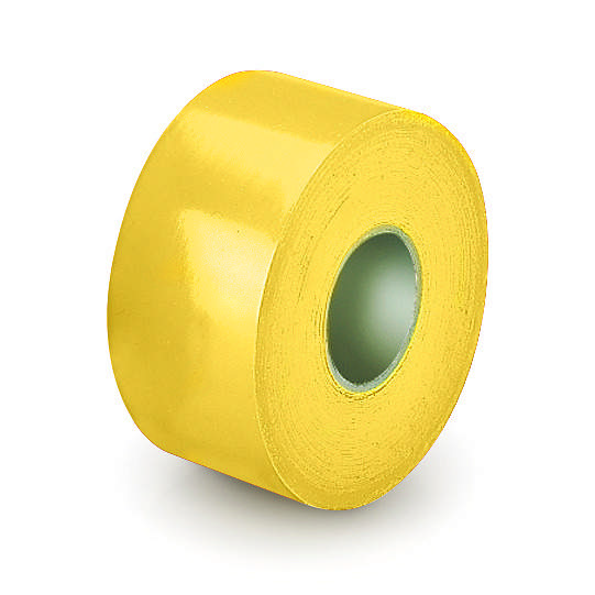 Rajateippi keltainen 50 mm, rullassa 33 m