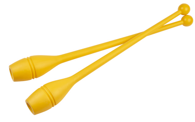 Gymkjegle i plast gul, 450 mm