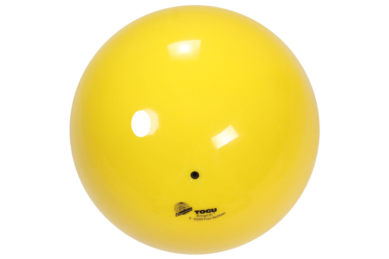 Voimistelupallo, FIG-hyväksytty, keltainen