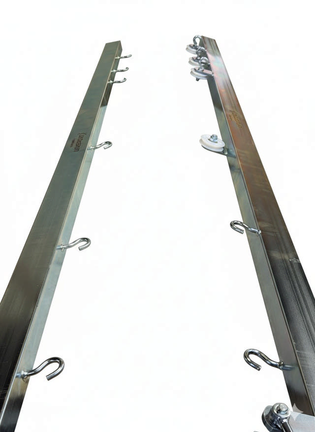 Yhdistelmäpylväs lento- ja sulkapalloon