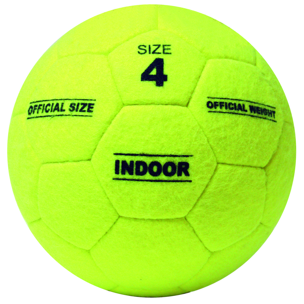 Sisäjalkapallo All in sport, keltainen huopa, koko 4