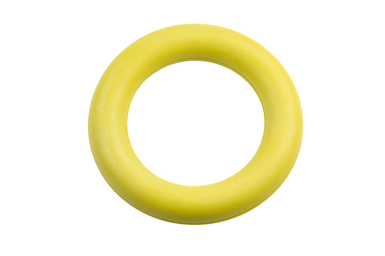 Gummiring, gul