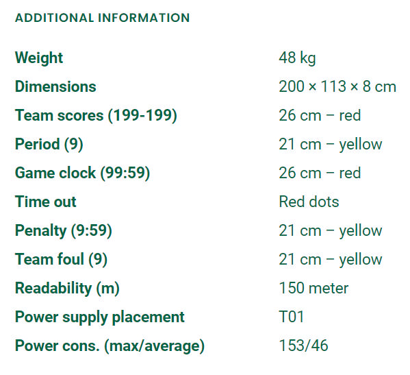 Tulostaulu Multi NA2630