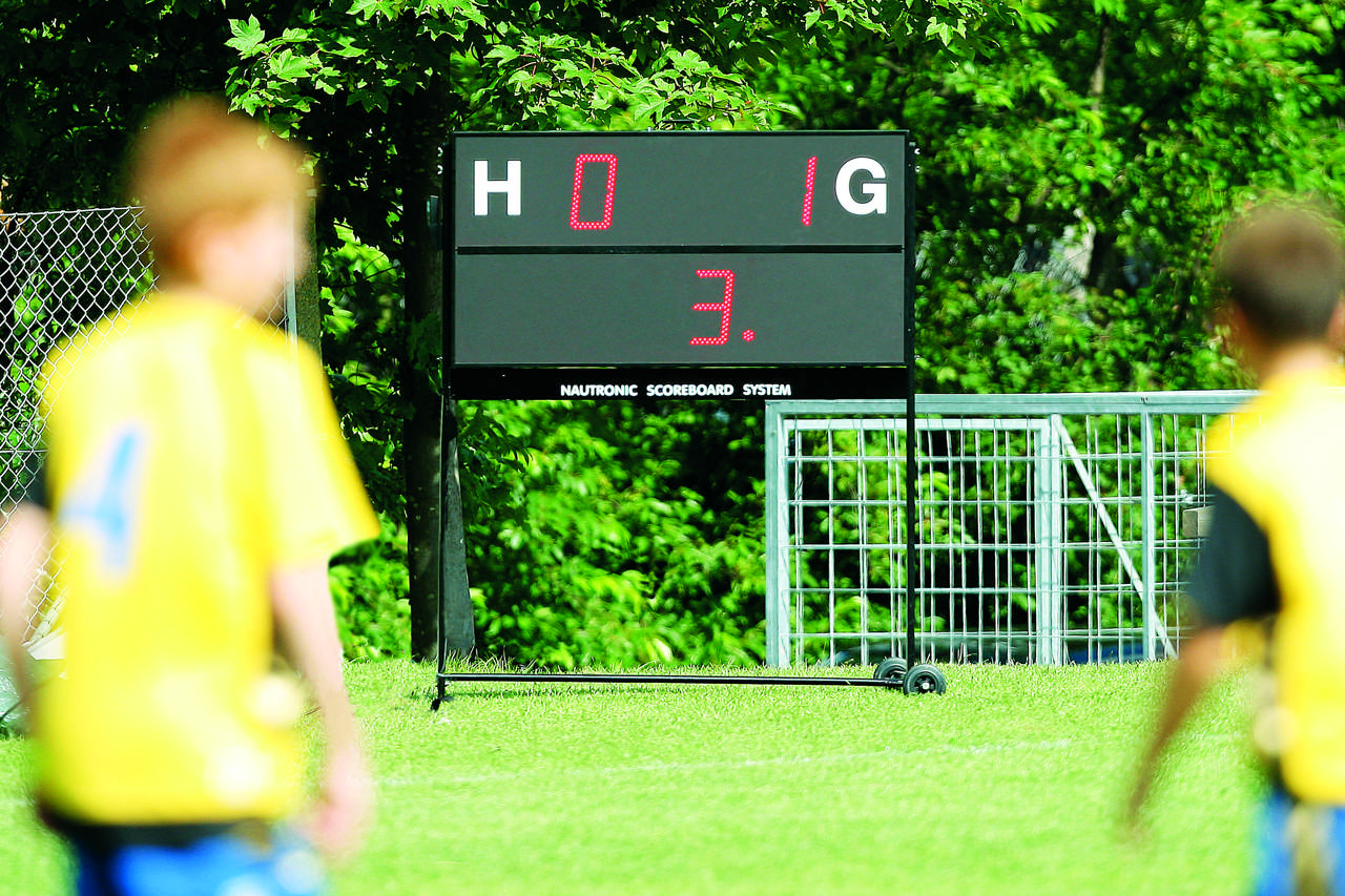 Resultattavla NAUTRONIC NHA2122, fotboll, ute - batteridriven