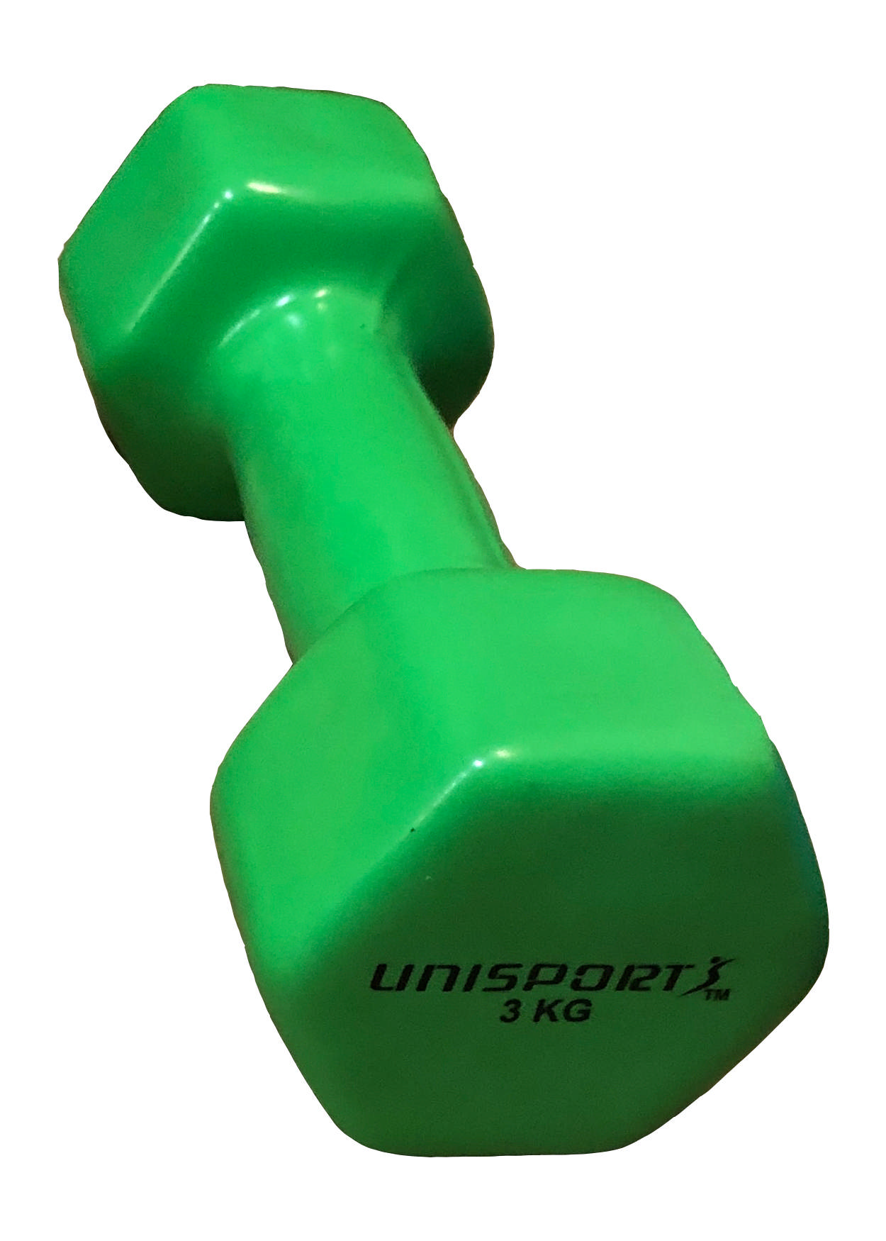 Hantel UNISPORT Soft touch 3 kg