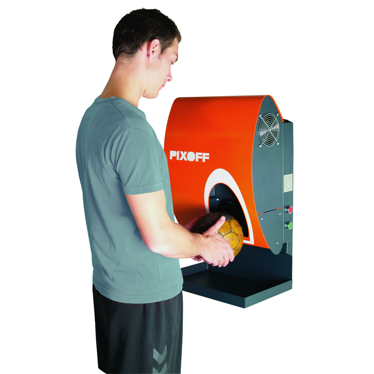 PIXOFF Rengöring av handbollar, rengöringsmaskin handbollar