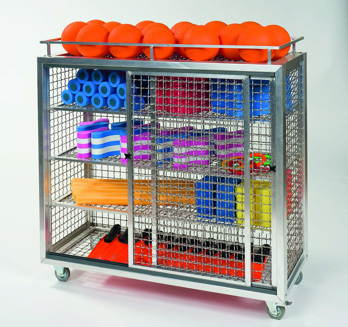 Förvaringsvagn ALU, large