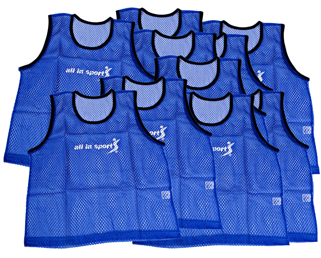 Lagväst ALL IN SPORT Senior, blå, 10-pack