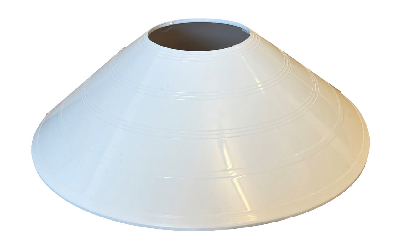 Markeringskon liten, vit