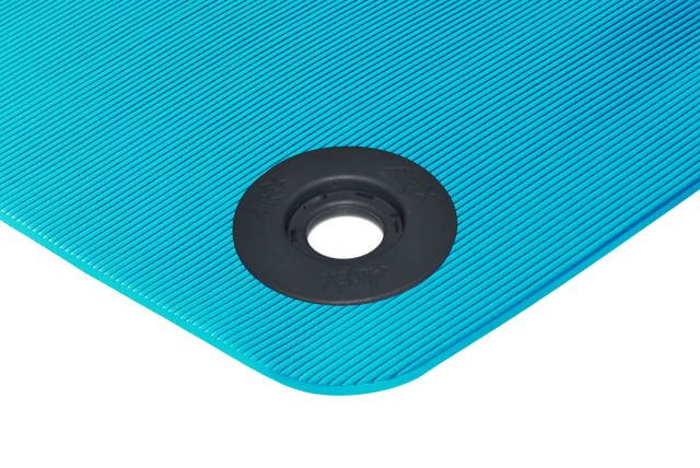 Airex Fitline 1800 x 600 x 10 mm, turkoosi, ripustusrei´illä 