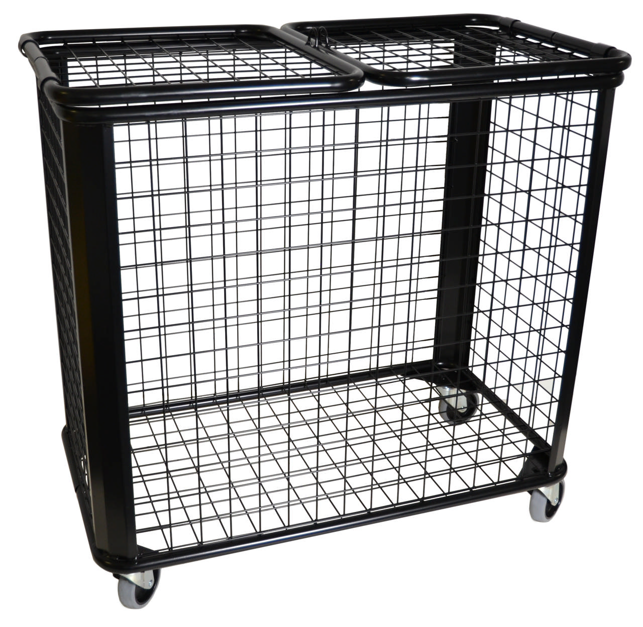 Låsbar ballvogn med dobbelt rom