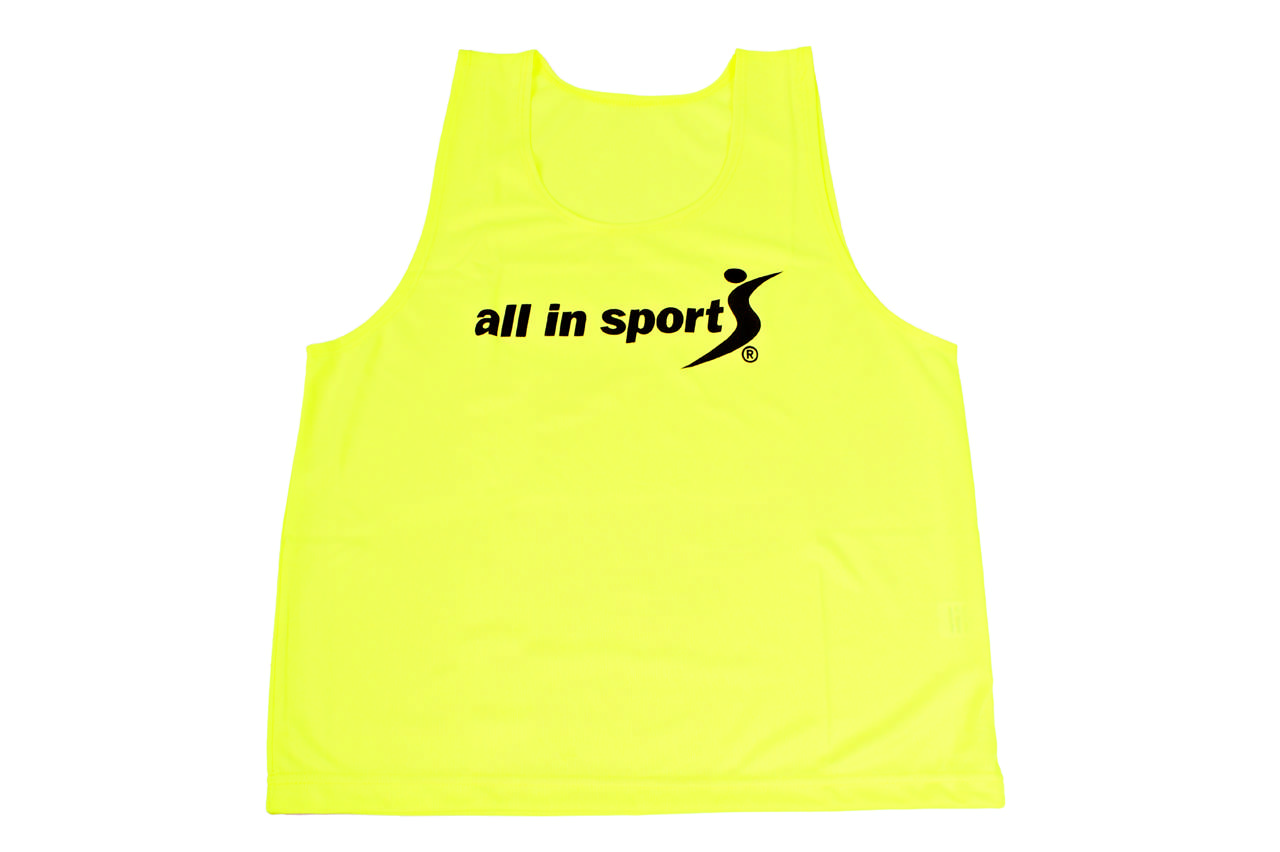 Lagväst ALL IN SPORT Pro Senior, neongul