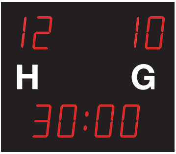 Resultattavle NHA4619, Outdoor, Fotball