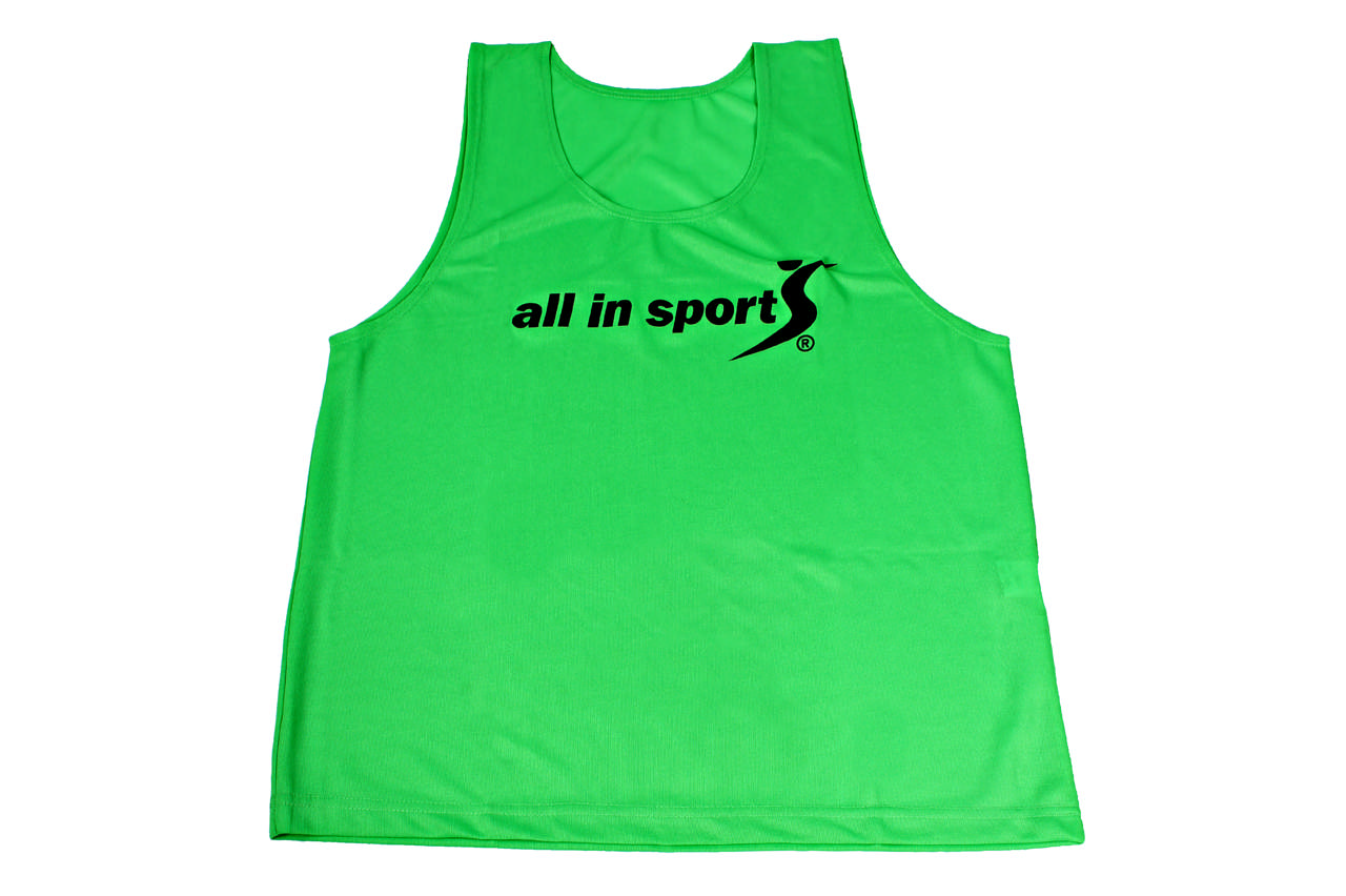 Lagväst All IN SPORT Pro Junior, neongrön