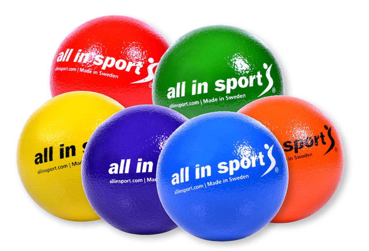 Skumplastboll COG 160 mm 6-p, blandade färger