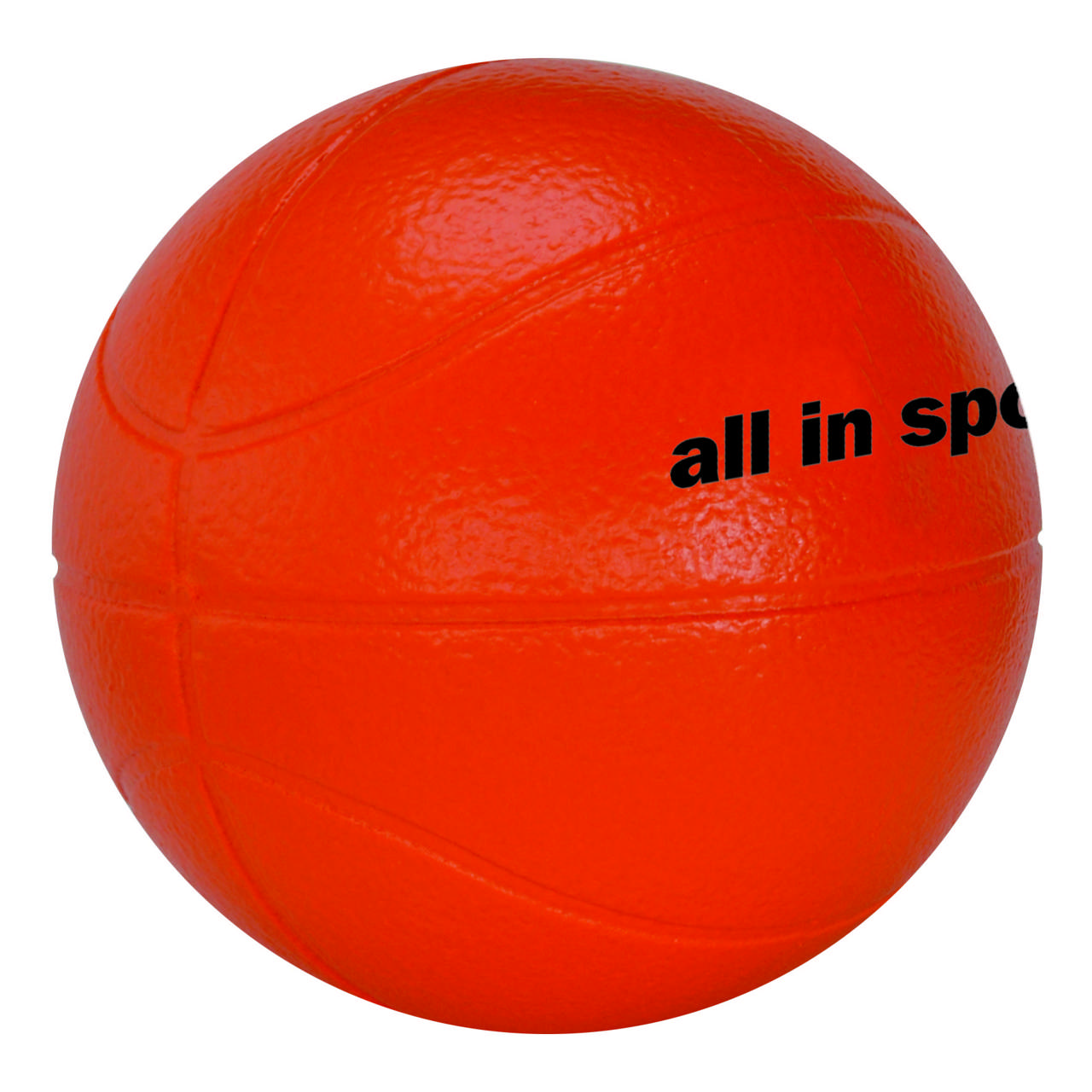 Skumplastboll COG Basket 200 mm, neonorange, omkrets 62 cm