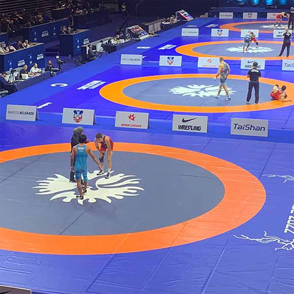 Brottningsmatta FOELDEAK Competition S6 Premium