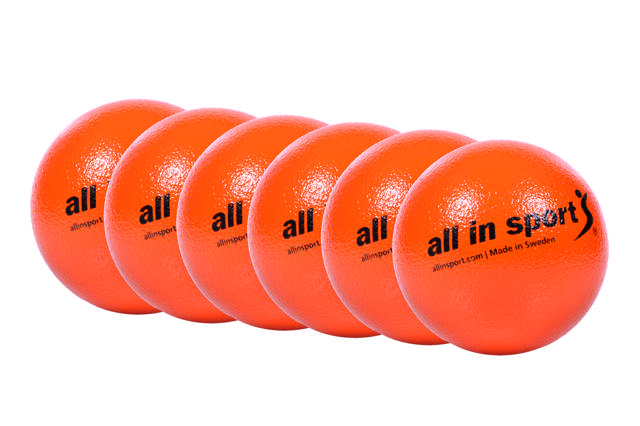 Skumplastboll 70 mm 6-pack