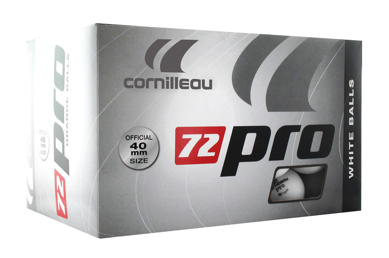 Bordtennisball Cornilleau Pro White