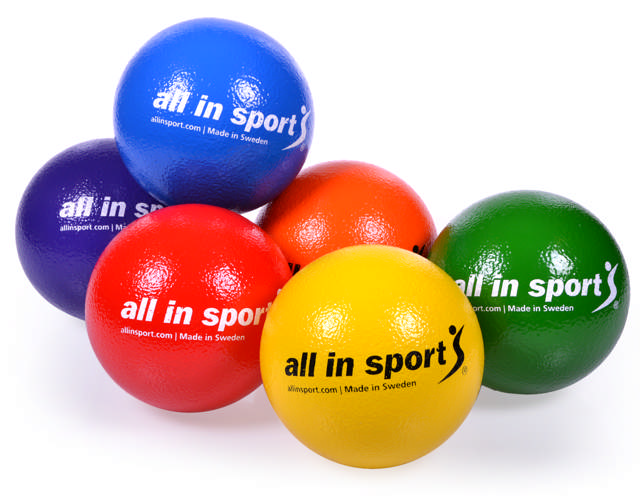 Skumplastboll COG 160 mm 6-p, extra grepp, blandade färger