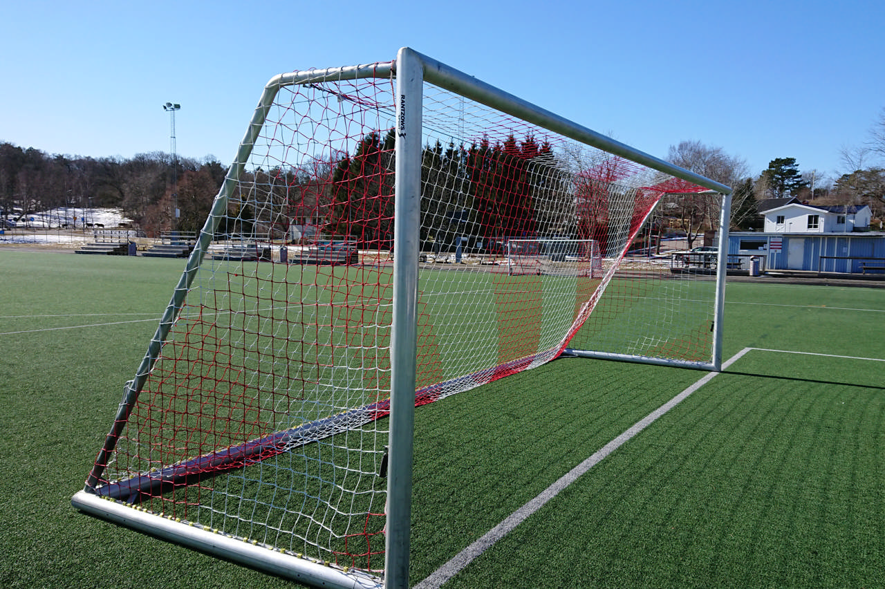 Fotbollsmål Alu Standard 7,32x2,44 m