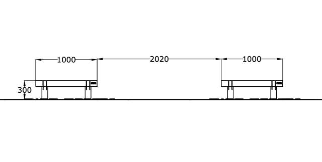 Häckar (2 x 5 st), hinderbana