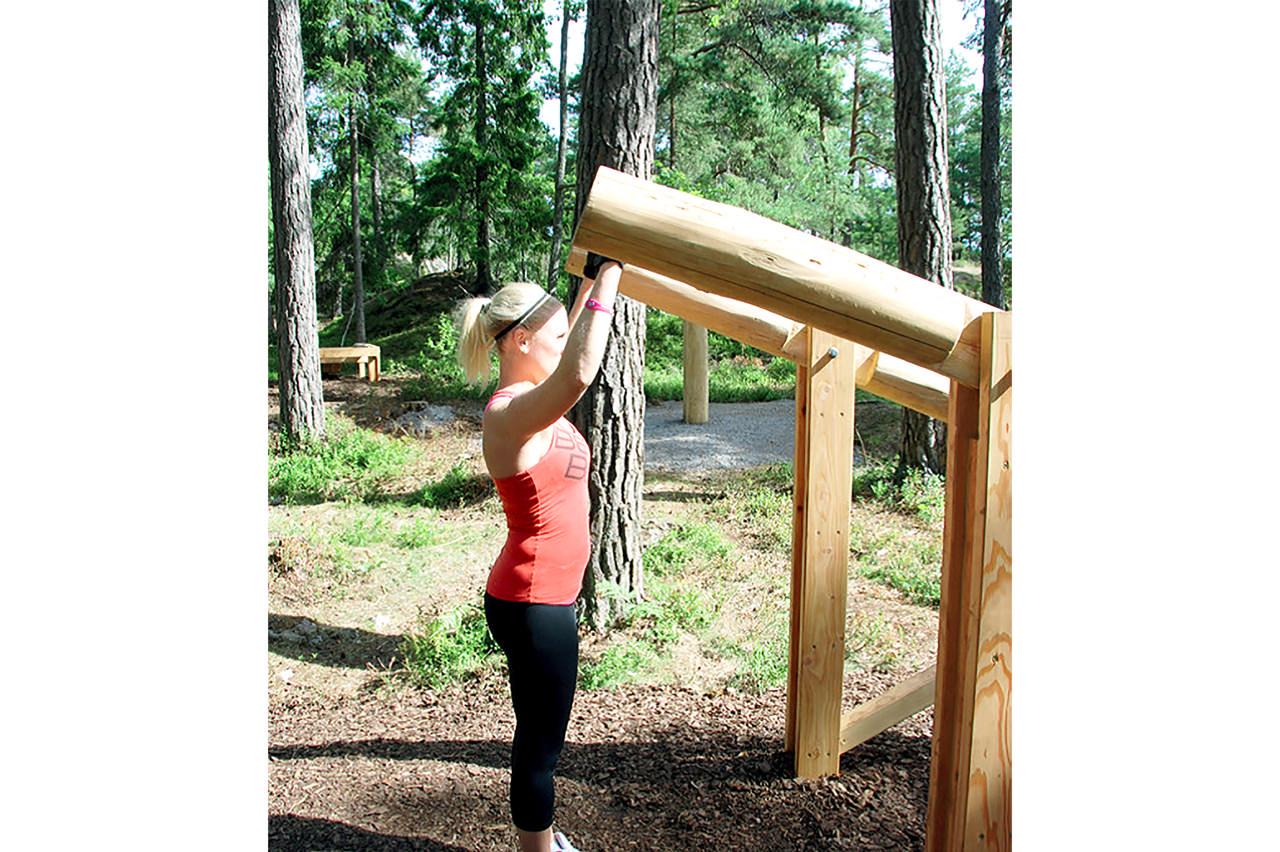 Ryggdrag, 2 lika redskap med olika tyngd