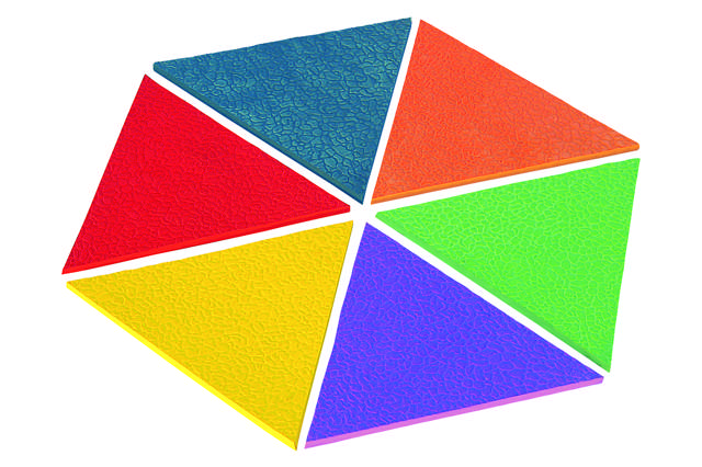 Triangel 6-p, golvmarkering