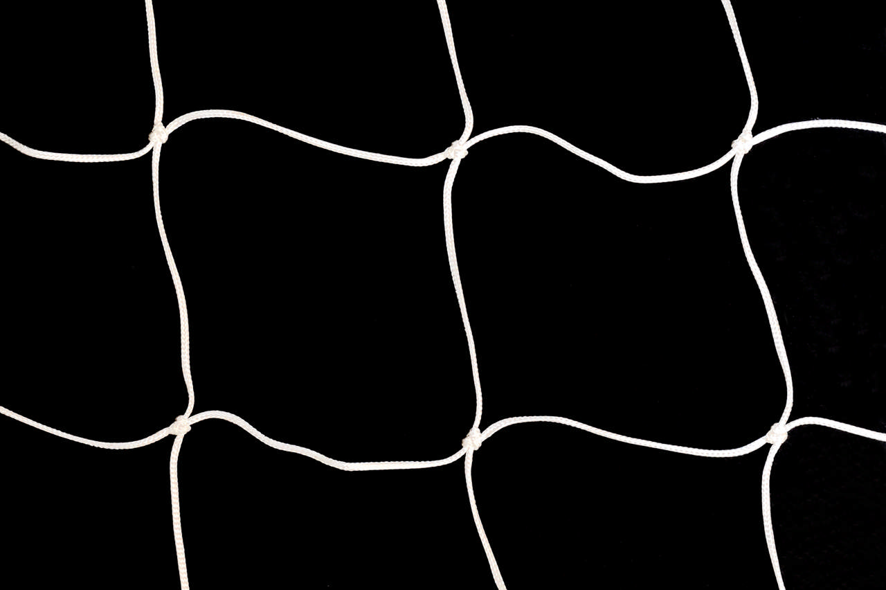 Fotbollsnät 1,5 x 1 cm, 60 mm, D 0,6/0,6 m, vitt