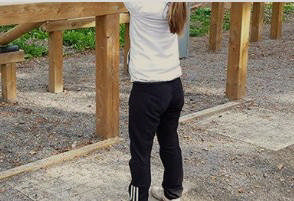 Ståplatta vid redskap