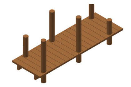 Lekbrygga 1000x3000mm