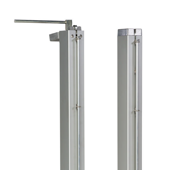 Tennisstolper Haspo firkantet, grønn