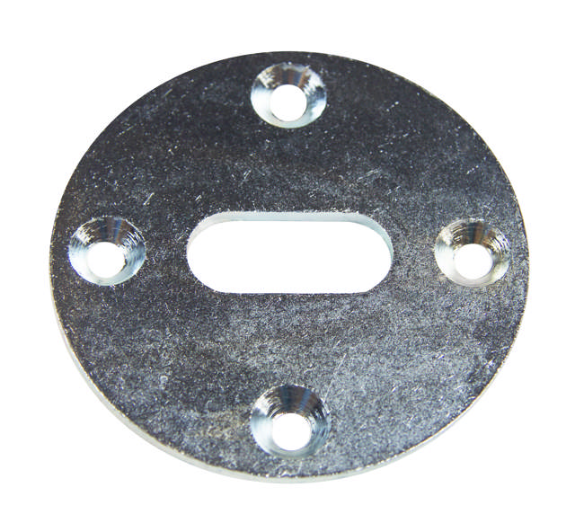 Golvbricka 70mm med ovalt hål