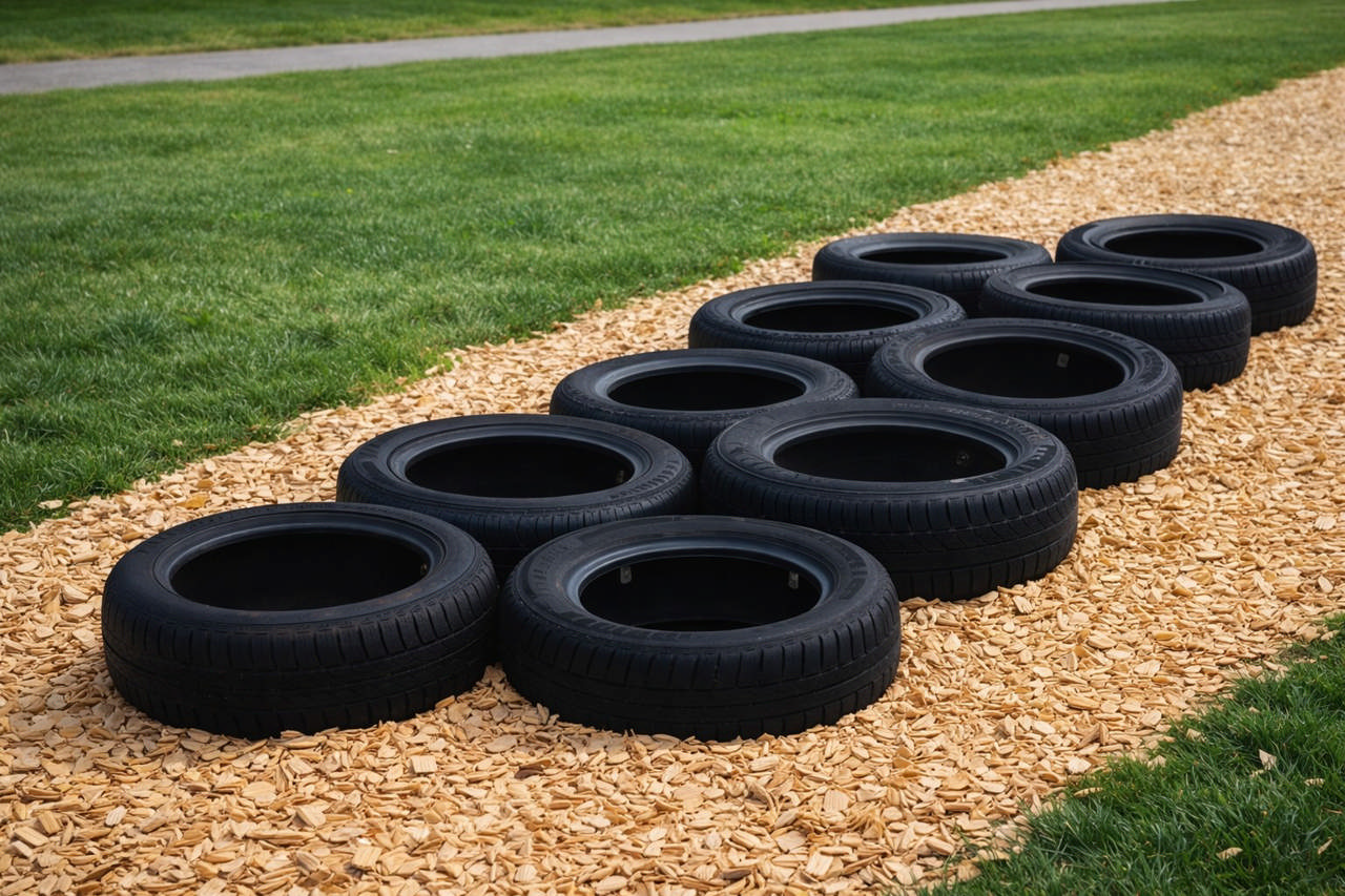 Ninja Däck på mark