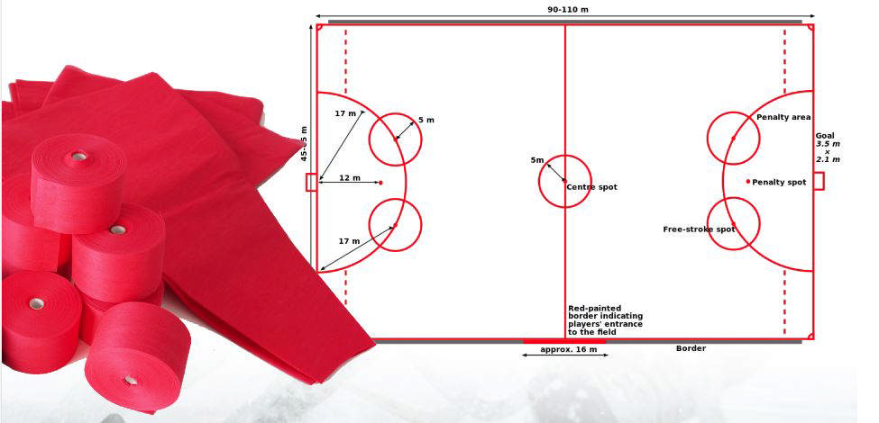 Linjemarkering bandy, papper