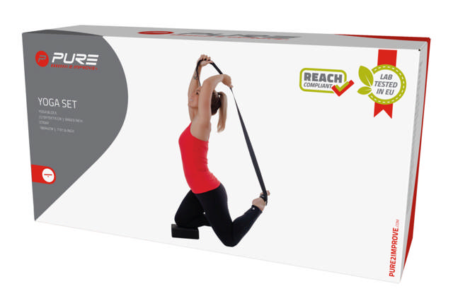 Jooga-setti Pure, joogatiili 225 x 150 x 75 mm