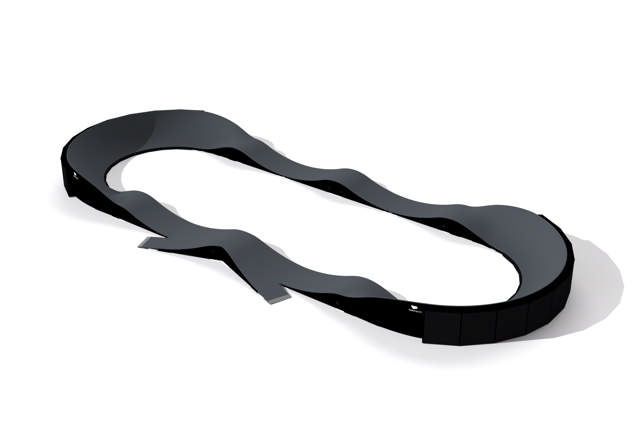 PumpTrack Classic SpeedRing Komplett, incl city armour & entry/exit 