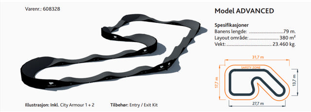 Pumptrack ADVANCED komplett