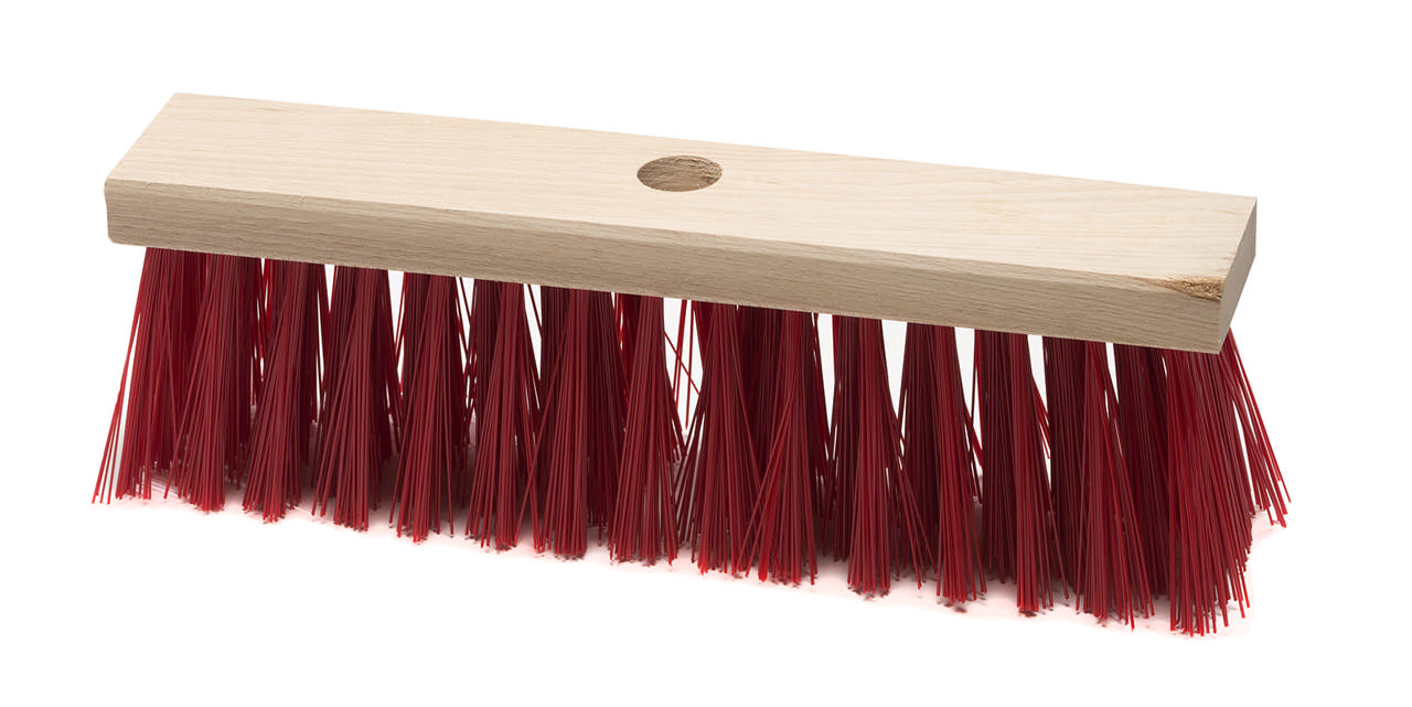Borste till skostativ och sopborste, röd 300mm