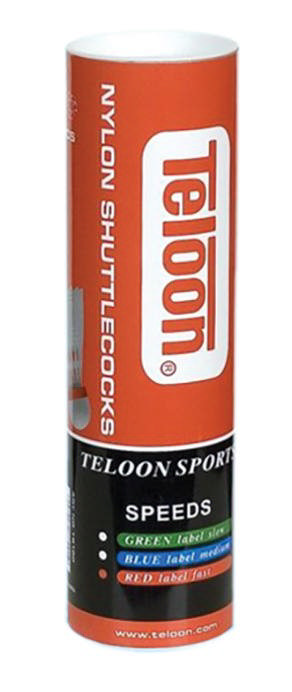 Sulkapallo Teloon T-100, 6-pakkaus