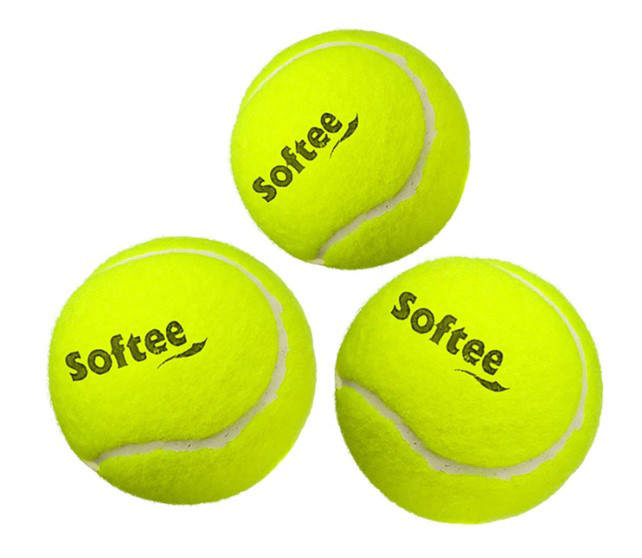 Tennispallo Softee, harjoitus, 3-pakkaus