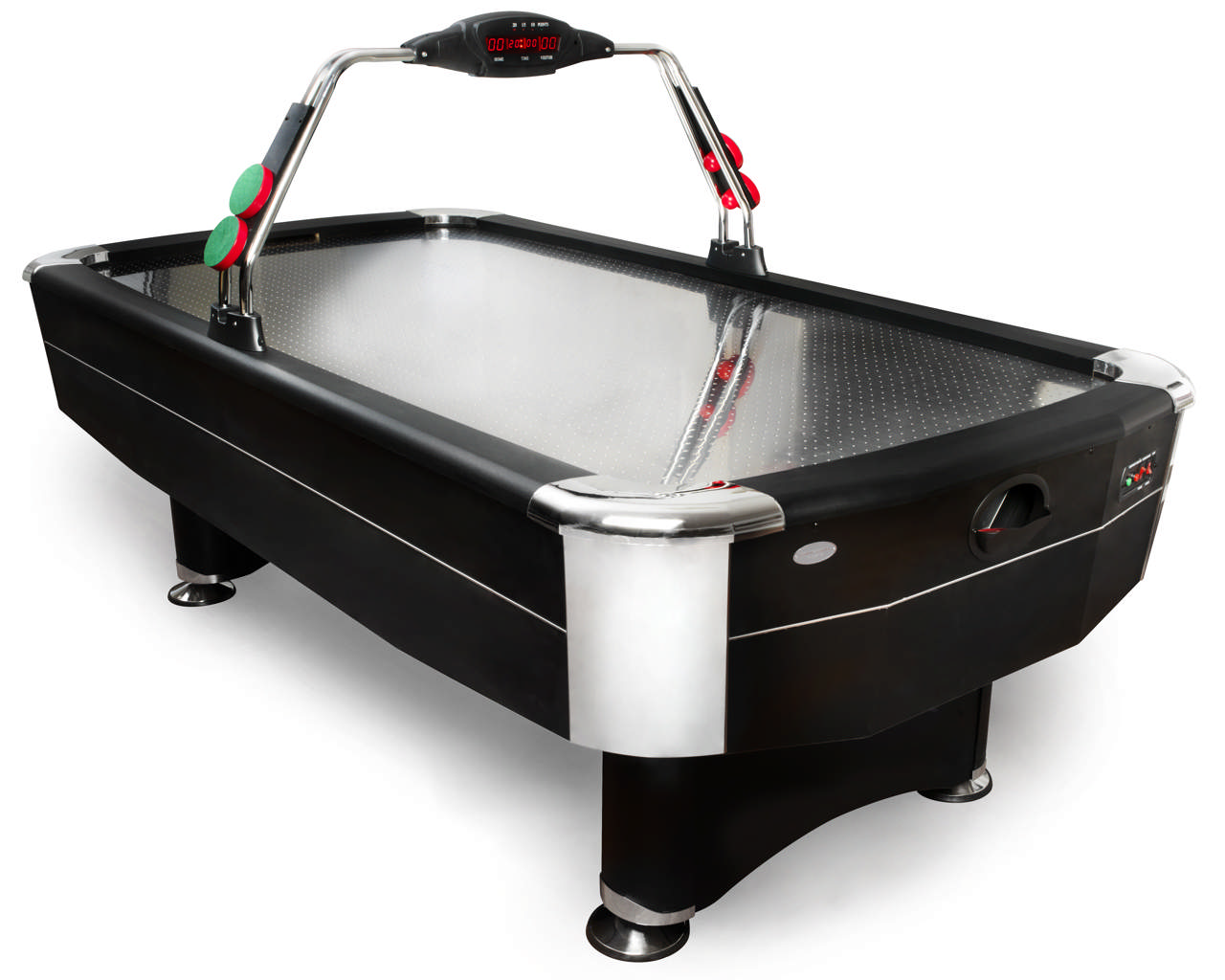 Airhockey bord ARC 8,  Ytre mål: 243 x 127 x 80 cm