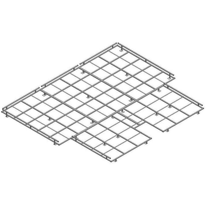  Galvaniseret platform til stangspringsmadras DIMA
