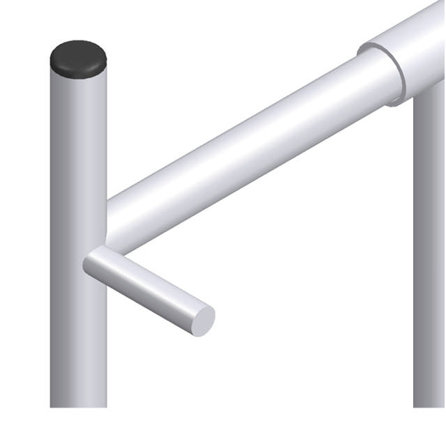 Stavhoppsställning DIMA, WA-certifierad, aluminium, exkl fötter