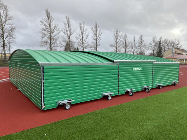 Garage til stangspringsmadras DIMA