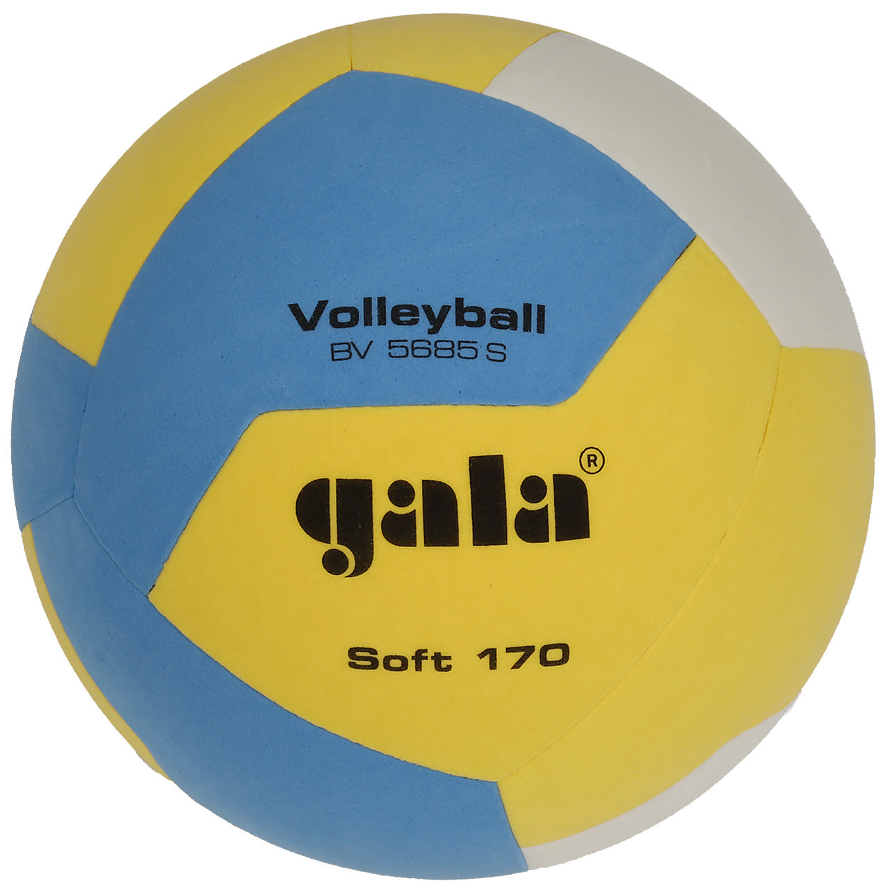 Volleyball GALA Soft 170 BV5685SC, White/Yellow/Blue